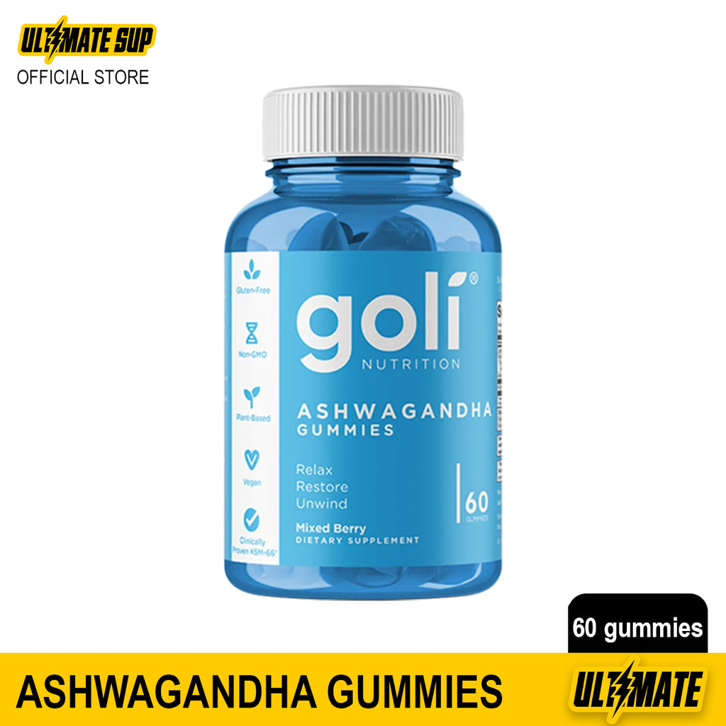 Goli Ashwa with Ashwagandha & Vitamin D, Reduces Stress, Improve Memory & Sleep - Ultimate Sup