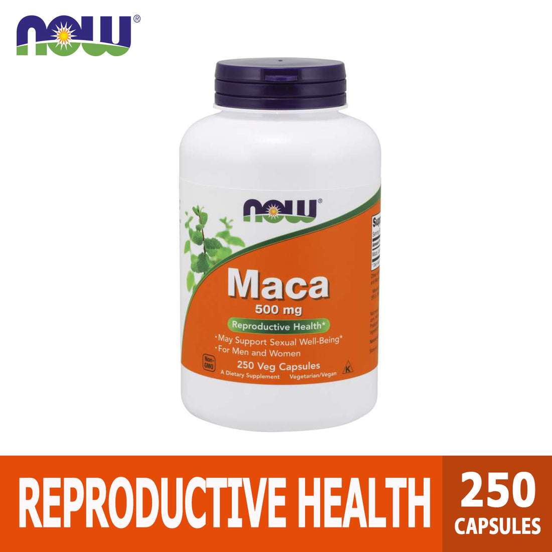 Now Foods, Maca, 500 mg, 250 Veg Capsules - Ultimate Sup Singapore