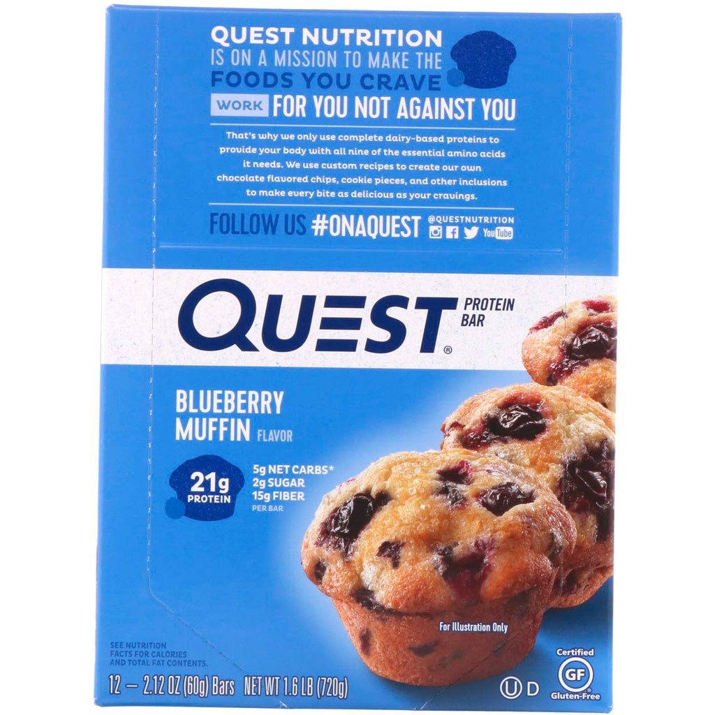 Quest Nutrition, Protein Bar – 12 Bars - Ultimate Sup Singapore