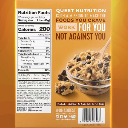 Quest Nutrition, Protein Bar – 12 Bars - Ultimate Sup Singapore