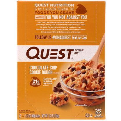 Quest Nutrition, Protein Bar – 12 Bars - Ultimate Sup Singapore