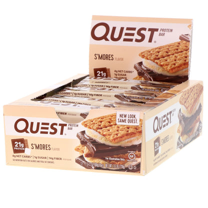 Quest Nutrition, Protein Bar – 12 Bars - Ultimate Sup Singapore