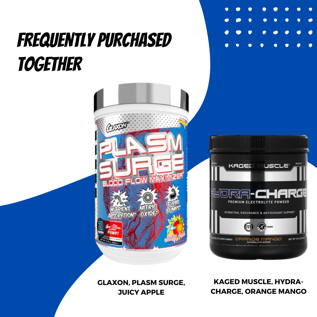 Glaxon Plasm Surge, Americanade Flavour, Pre Workout, Nitric Oxide, L-Citrulline & L-Arginine, Dietary Supplement, 21 Servings - Ultimate Sup Singapore