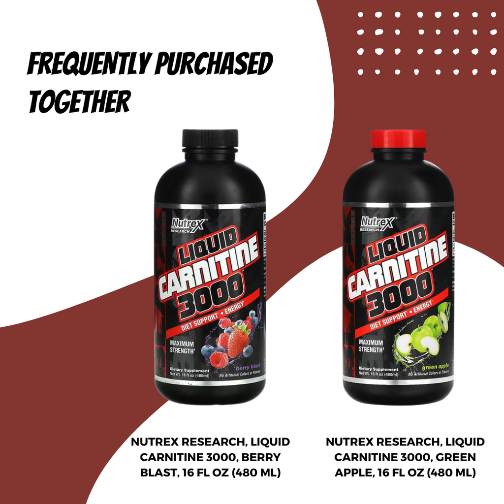 Nutrex Research Liquid Carnitine 3000, 16 fl oz 473ml