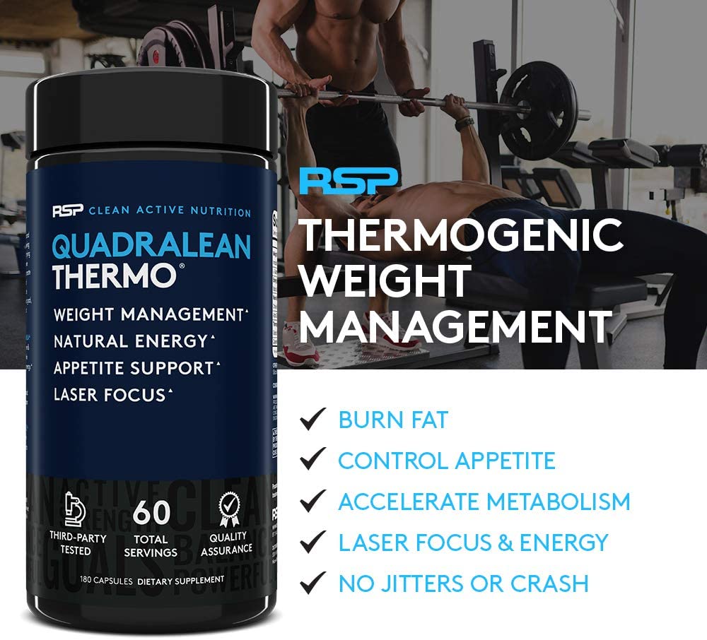 RSP Nutrition, Quadralean Thermo, 180 Capsules - Ultimate Sup Singapore