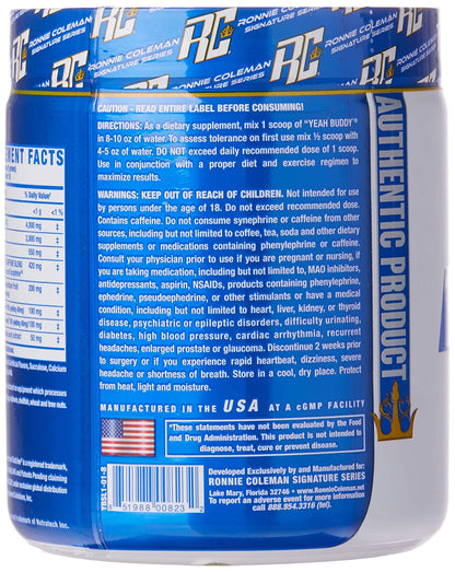 Ronnie Coleman Signature Series, Yeah Buddy Pre Workout, 8oz - Ultimate Sup Singapore