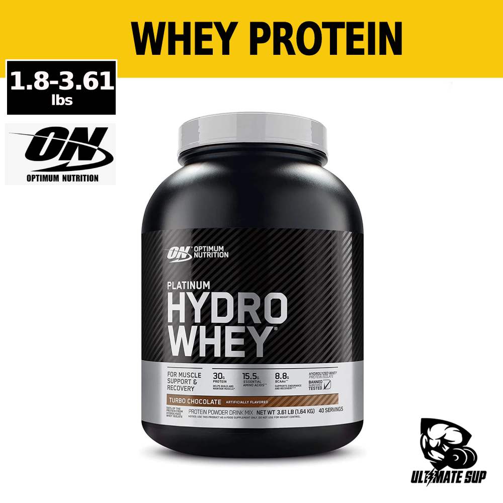 Optimum Nutrition, Platinum Hydro Whey, 1.8 lb, 3.5 lbs, 3.61 lbs - Ultimate Sup Singapore