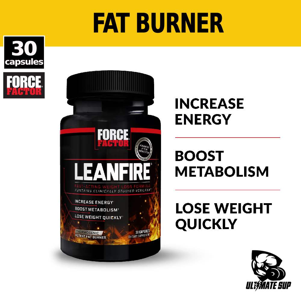 Force Factor, LeanFire, Fat Burner, 30 Capsules - Ultimate Sup Singapore