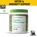 Amazing Grass, Organic Wheat Grass, Wheat Grass for Energy, Support Detox & Immunity, Chlorophyll, Plant based, 240g - Ultimate Sup Singapore