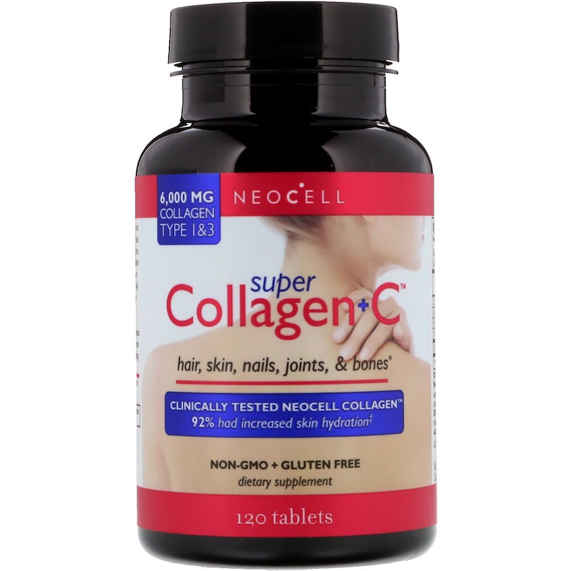 Neocell, Super Collagen + C, Type 1 & 3, 6000 mg - Ultimate Sup Singapore