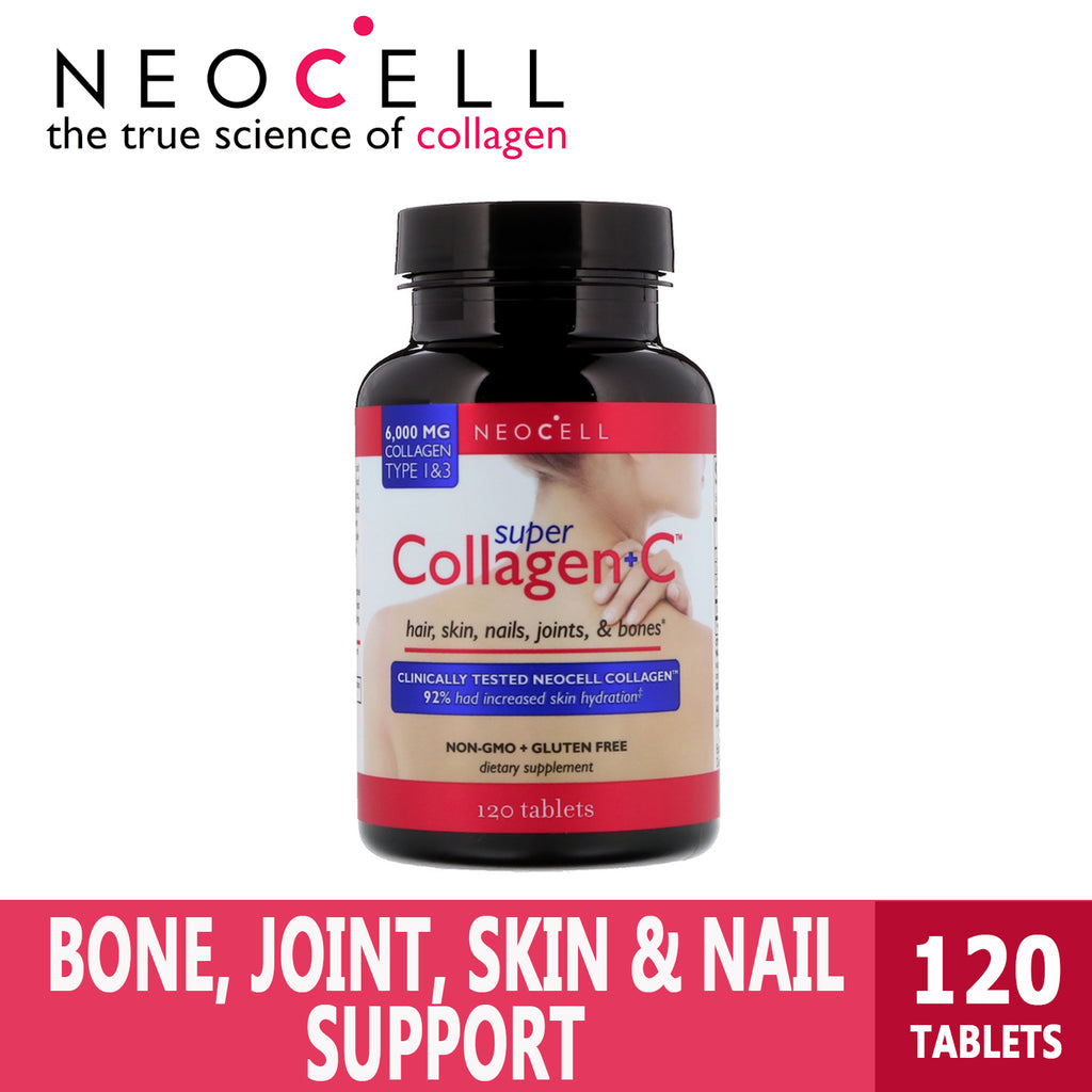 Neocell, Super Collagen + C, Type 1 & 3, 6000 mg, Ultimate Sup