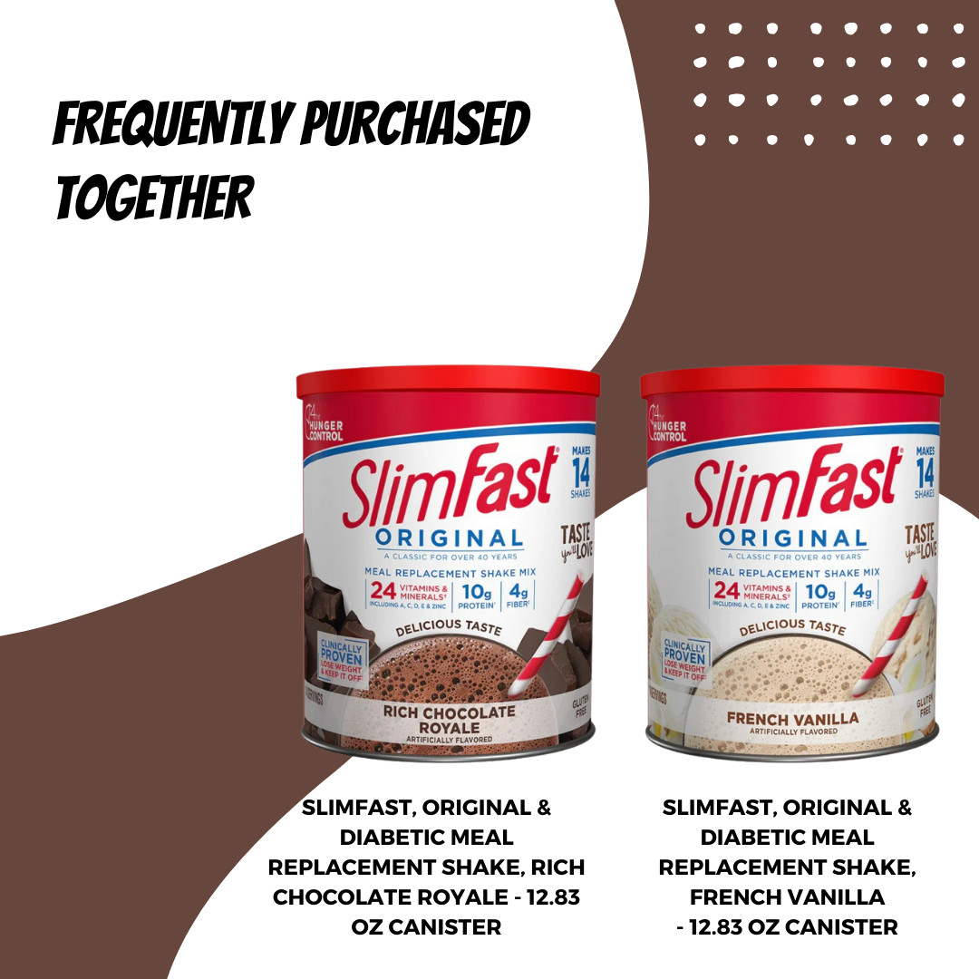 SlimFast Original & Diabetic Meal Replacement Shake, Lose Weight, Vitamin, Protein, Fiber & Mineral 364g - 884g - Ultimate Sup Singapore