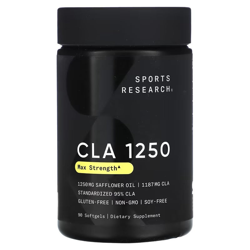 Sports Research, CLA 1250, Fat Burner, 1250 mg, 180 Softgels - Ultimate Sup Singapore
