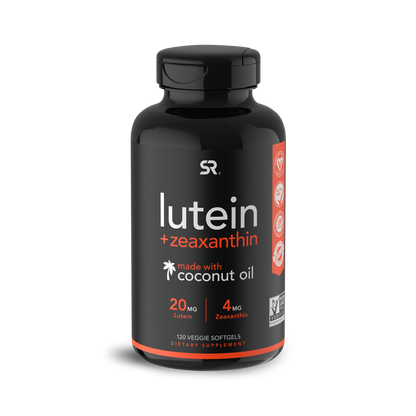 Sports Research, Lutein + Zeaxanthin with Coconut Oil, 120 Veggie Softgels - Ultimate Sup Singapore