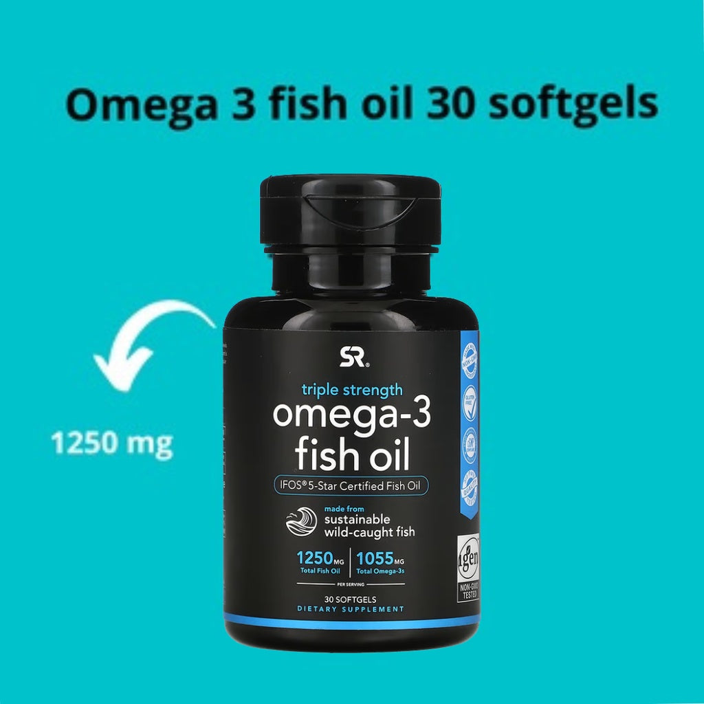 Sports Research, Omega-3 Fish Oil, 180 Softgels - Ultimate Sup Singapore