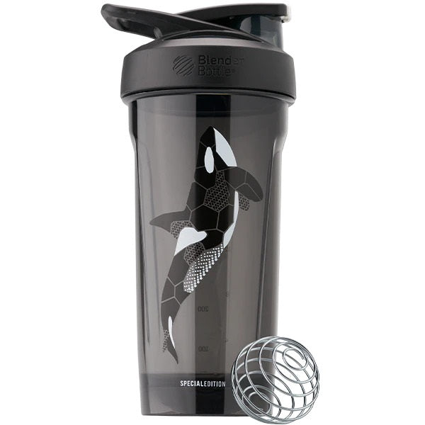Blender Bottle STRADA Tritan Rounded Base with Lock Lid Anti Odor Protein Shaker, 28 oz - Ultimate Sup Singapore