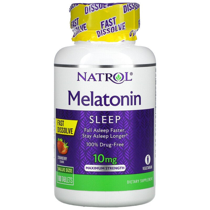 Natrol, Melatonin, Time Release / Fast Dissolve, Extra Strength to improve Sleep, 60-240Tablets - Ultimate Sup Singapore