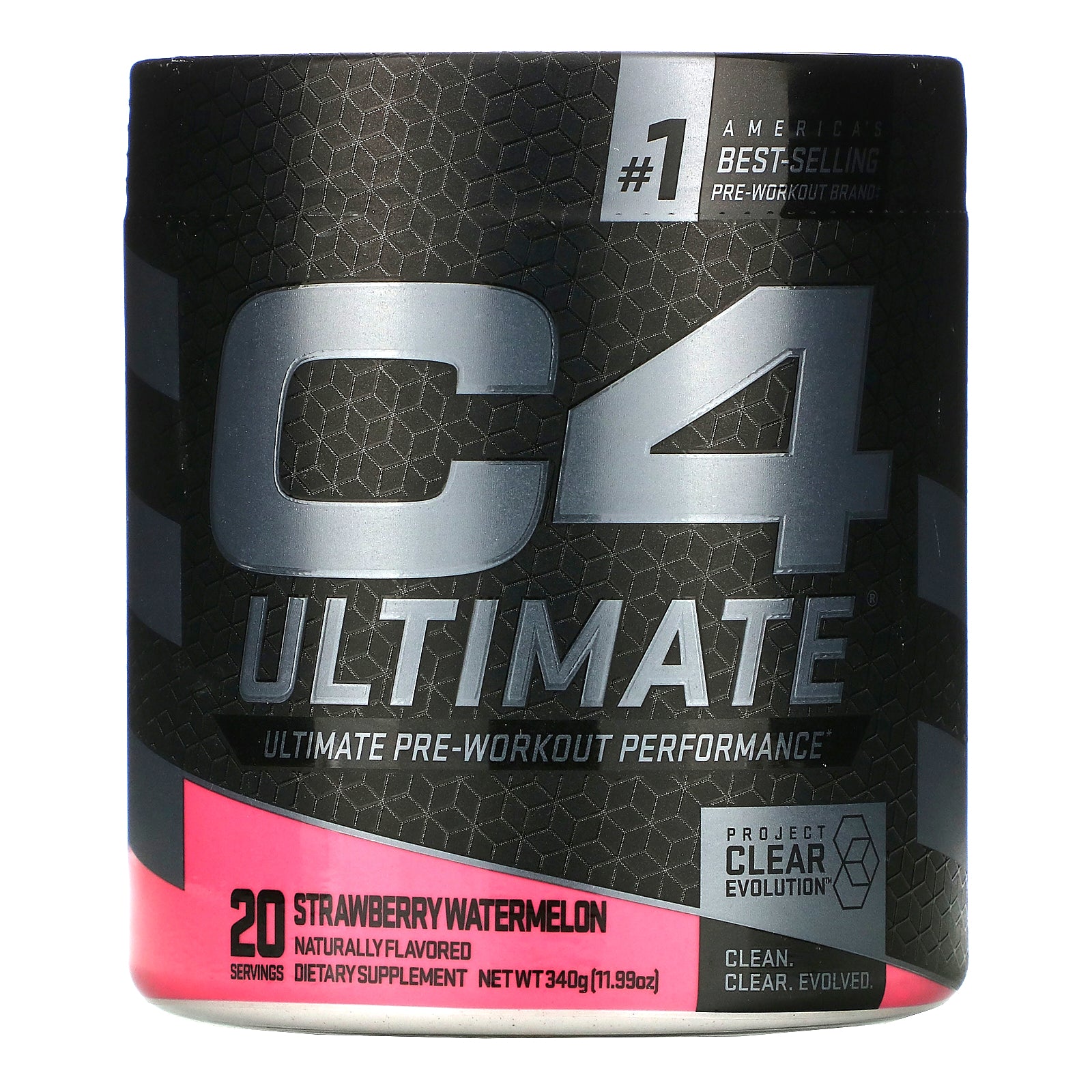 C4 Ultimate Pre Workout Powder | Sugar Free Preworkout Energy Supplement for Men & Women | 300mg Caffeine + Beta Alanine + Creatine | 20 Servings - Ultimate Sup Singapore