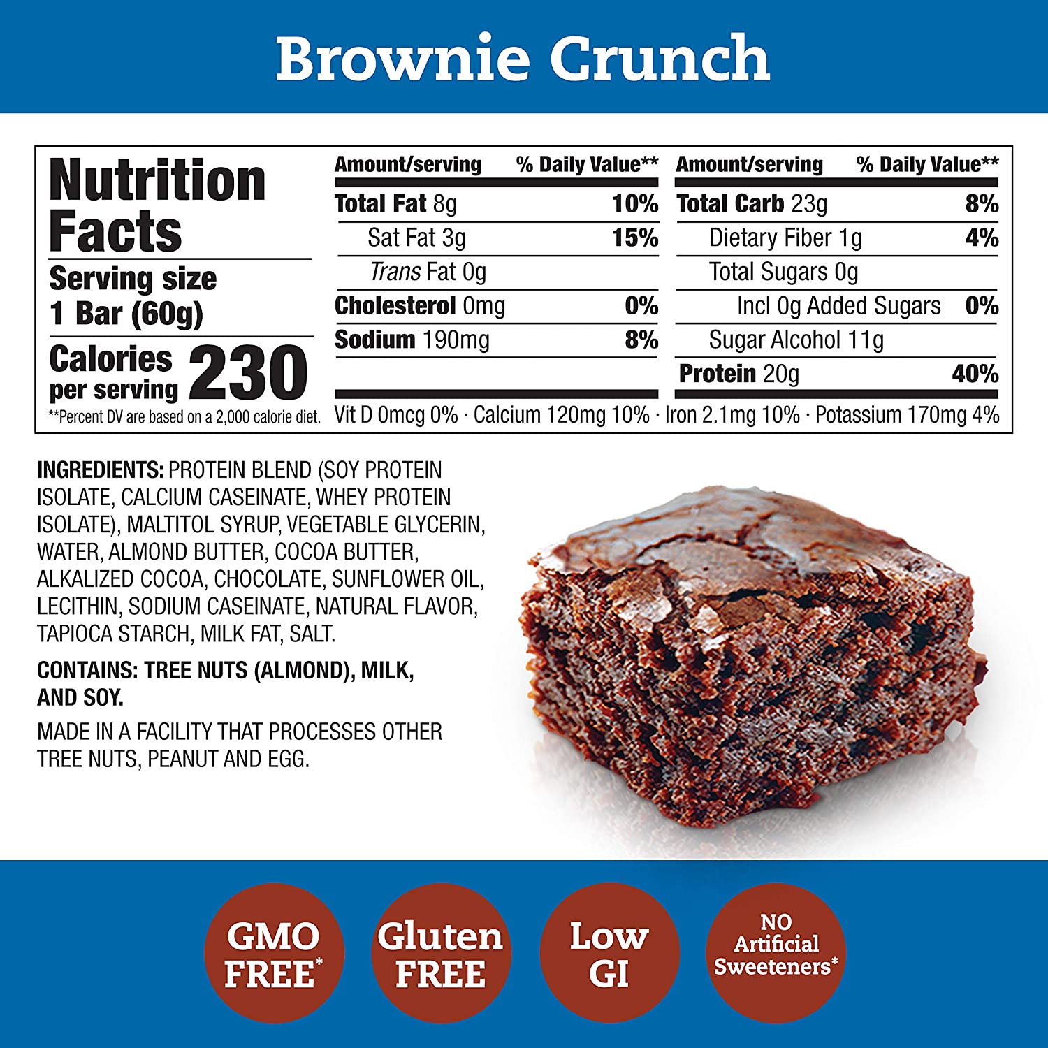Think!, High Protein Bars, Brownie Crunch, 10 Bars, 2.1 oz Each - Ultimate Sup Singapore