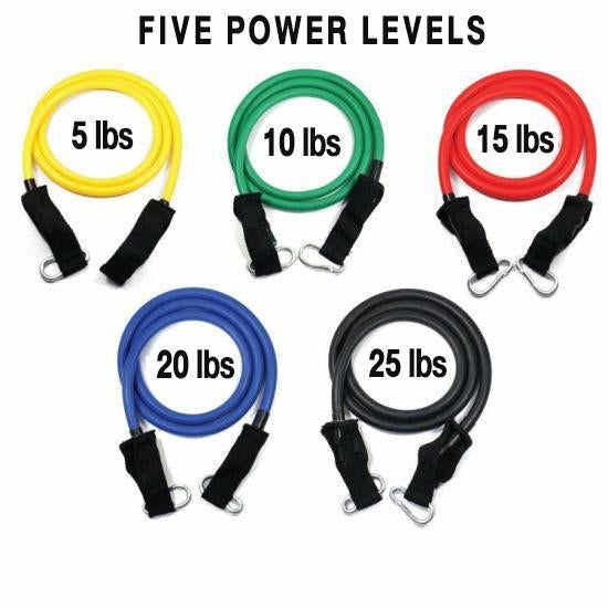 Ultimate Sup, 11pcs Premium Resistance Band Set - Ultimate Sup Singapore