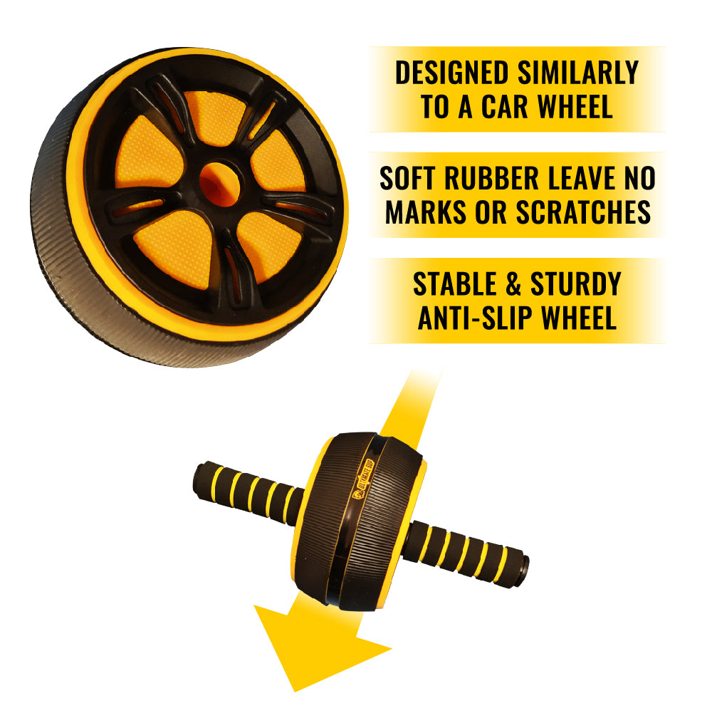 Ultimate Sup Abs Roller | Ab Wheel | Abdominal Training for Home Gym - Ultimate Sup Singapore