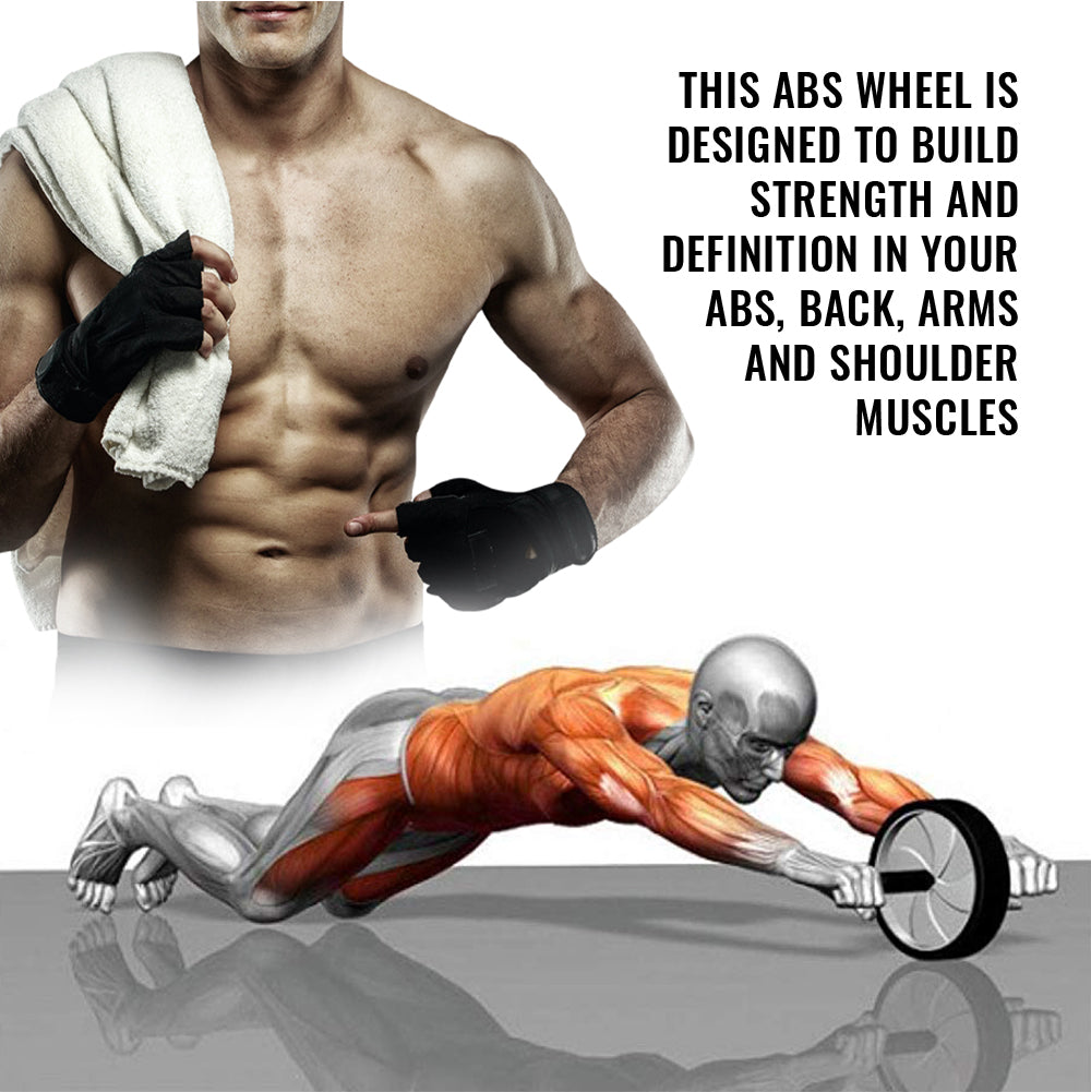 Ultimate Sup Abs Roller | Ab Wheel | Abdominal Training for Home Gym - Ultimate Sup Singapore