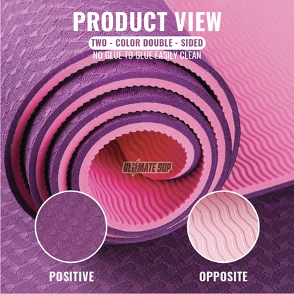 Ultimate Sup, Fitness Pilates Yoga Mat TPE, 1pcs - Ultimate Sup Singapore