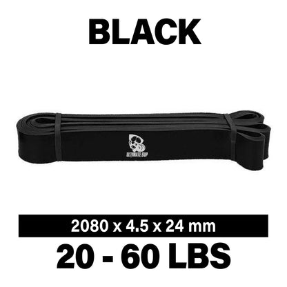 Ultimate Sup, Long Resistant Bands, 6 power levels (5-125 lbs) - Ultimate Sup Singapore