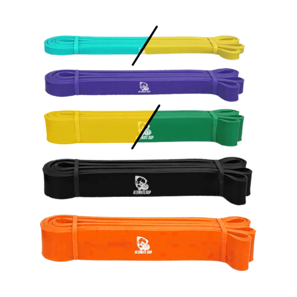 Ultimate Sup, Long Resistant Bands, 6 power levels (5-125 lbs) - Ultimate Sup Singapore