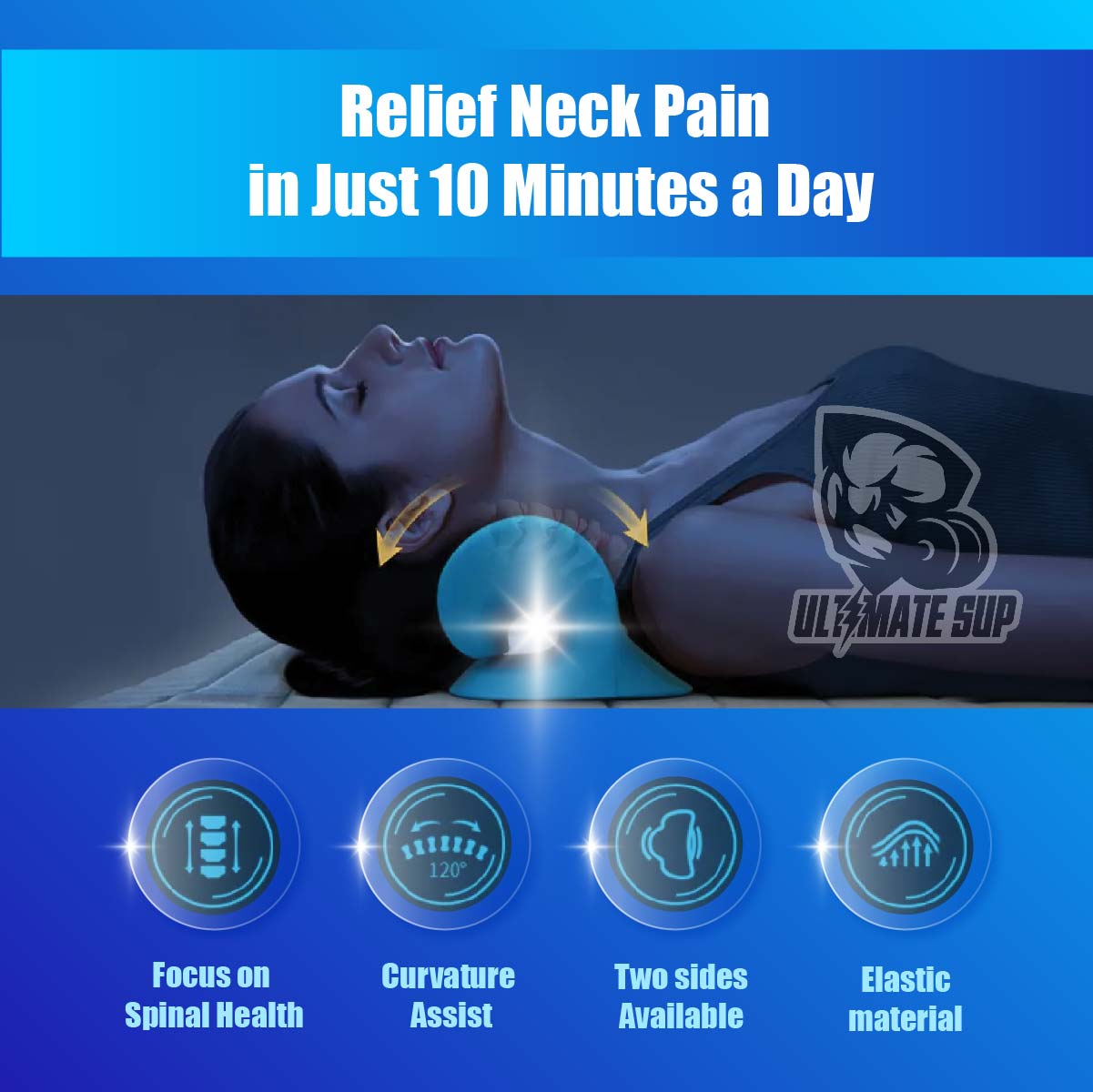 Ultimate Sup, Neck Stretcher, Massage Pillow - Ultimate Sup Singapore