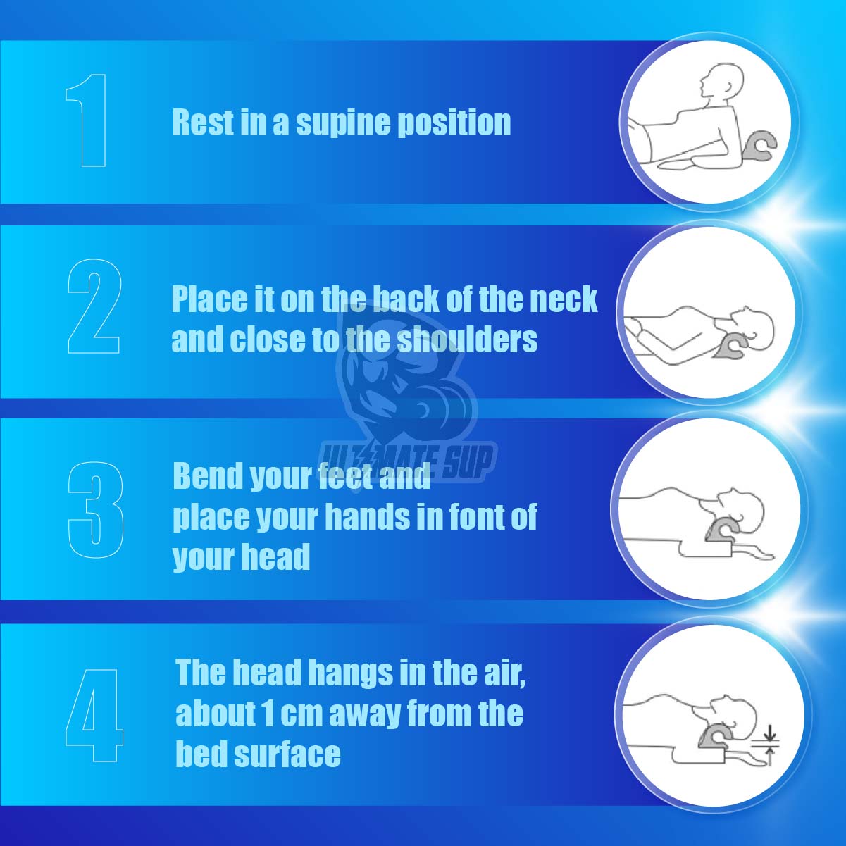 Ultimate Sup, Neck Stretcher, Massage Pillow - Ultimate Sup Singapore