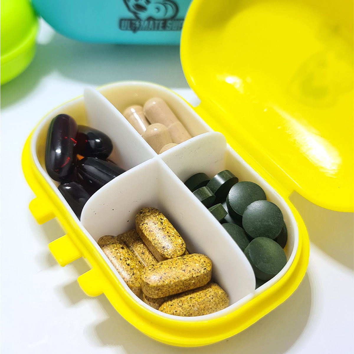 Ultimate Sup Pill Box | Pill Container | Pill Organizer - Ultimate Sup Singapore