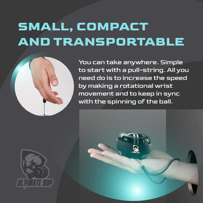 Ultimate Sup, Wrist Power Gyro Ball, Gyro Ball, Wrist Ball, Wrist Strengthener - Ultimate Sup Singapore