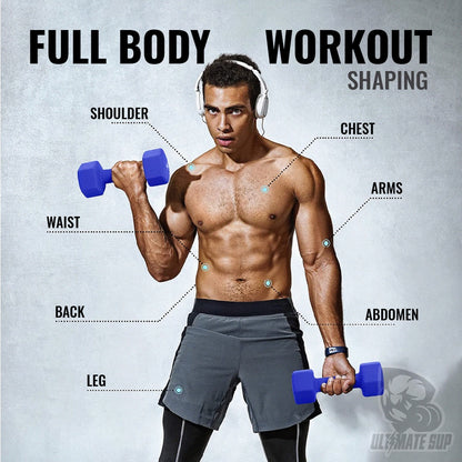 UltimateSup, Neoprene Dumbbell Set, 1-7kg - Ultimate Sup Singapore