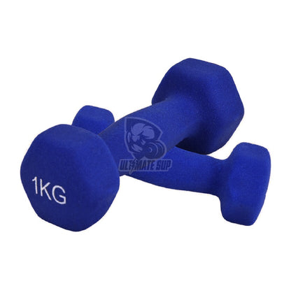 UltimateSup, Neoprene Dumbbell Set, 1-7kg - Ultimate Sup Singapore