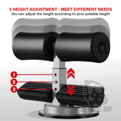 UltimateSup Sit Up Bar for Abs Exercise, Sit Up Equipment with Foot Support, Ankle Support, Fitness Equipment, Home Gym - Ultimate Sup Singapore