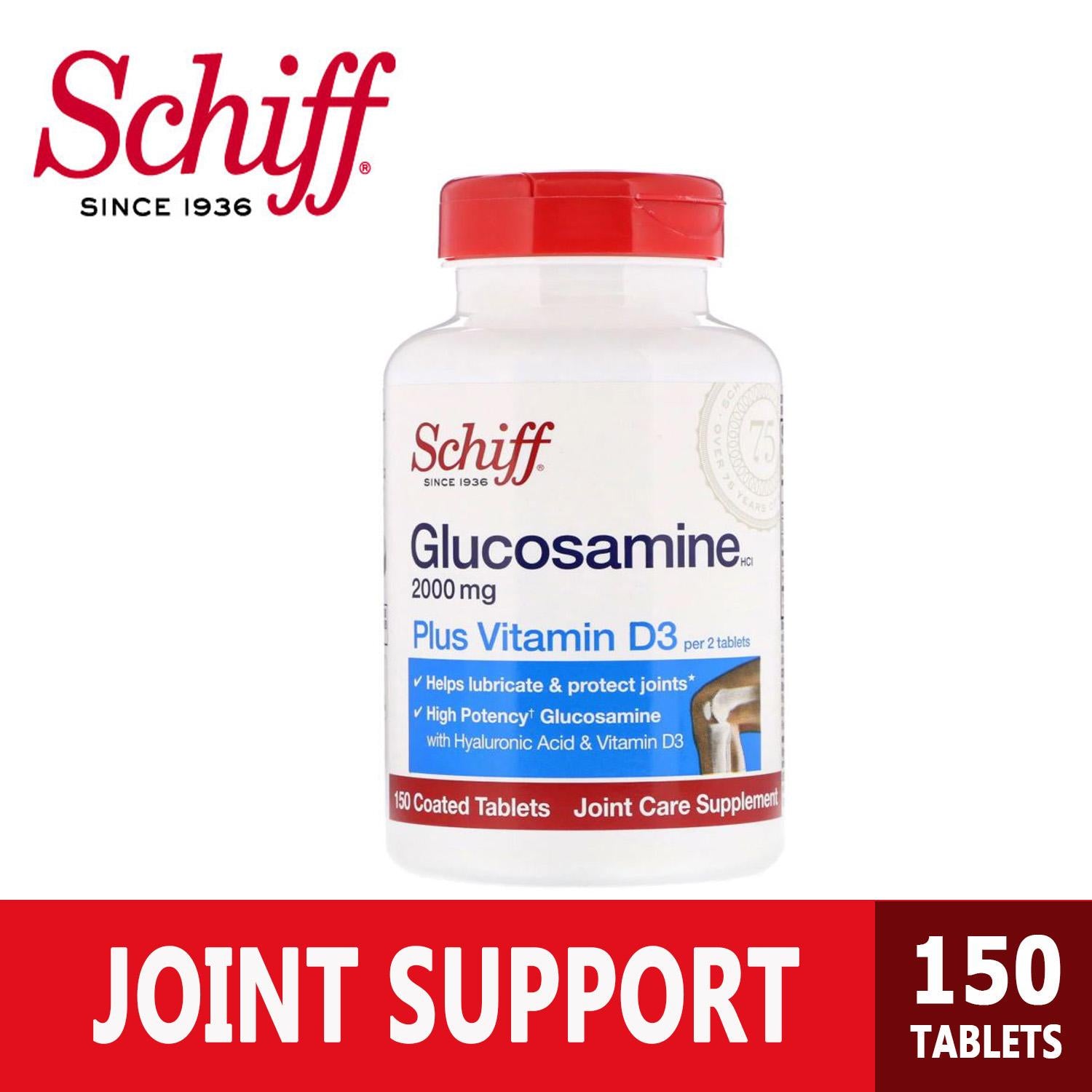 Schiff, Glucosamine Plus, 150 Coated Tablets - Ultimate Sup Singapore