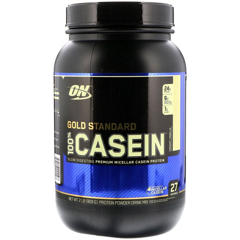 Optimum Nutrition Gold Standard 100%, Casein, Protein Powder, Amino Acid, Muscle Gainer, For Workout, Chocolate 4 lbs - Ultimate Sup Singapore