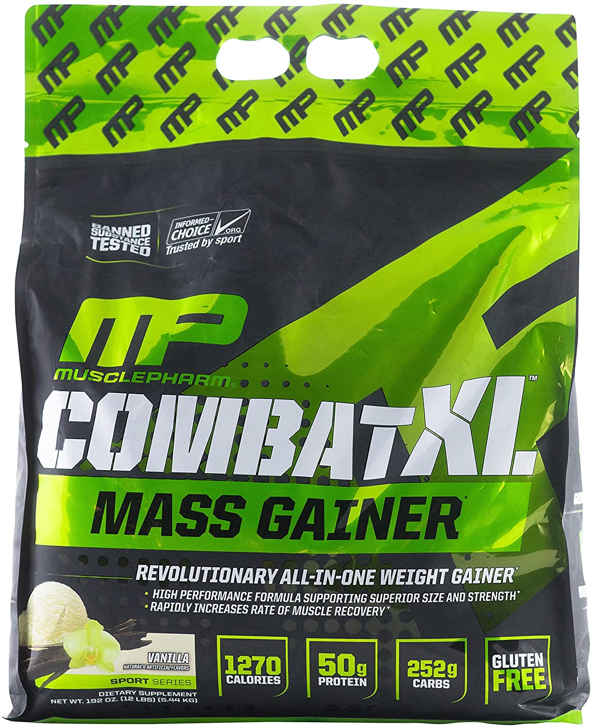 MusclePharm Combat XL Mass Gainer Powder, Weight Gainer Protein Powder - Ultimate Sup Singapore