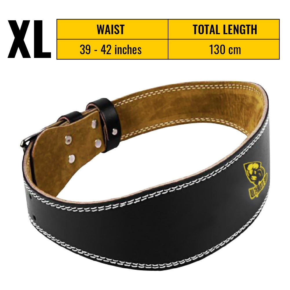 Ultimate Sup, Leather Weight Lifting Belt, 3 Sizes - Ultimate Sup Singapore