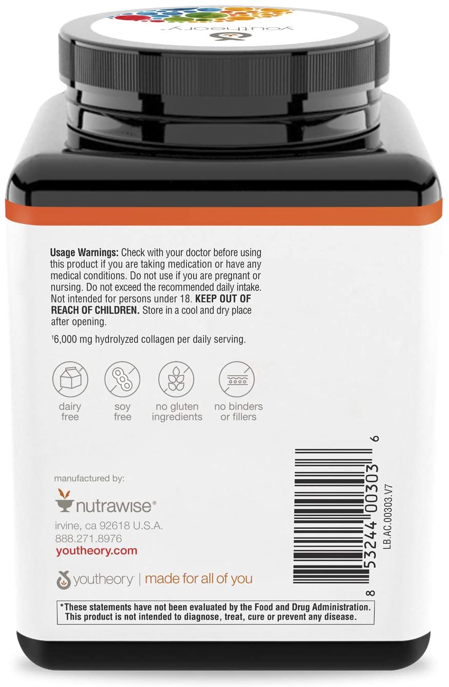 Youtheory, Collagen, 120-290 Tablets - Ultimate Sup Singapore