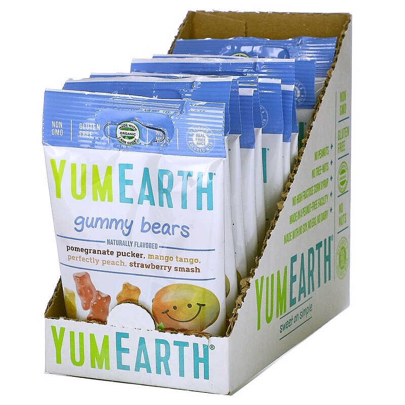 YumEarth, Gummy Bears, 12 Packs, 2.5 oz (71 g) Each - Ultimate Sup Singapore
