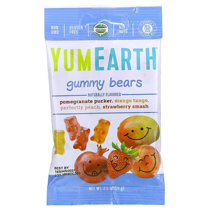 YumEarth, Gummy Bears, 12 Packs, 2.5 oz (71 g) Each - Ultimate Sup Singapore