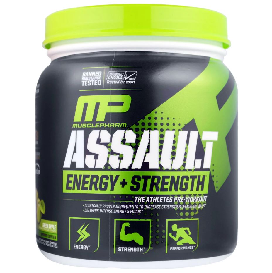 MusclePharm, Assault, Pre-Workout, 333g - Ultimate Sup Singapore