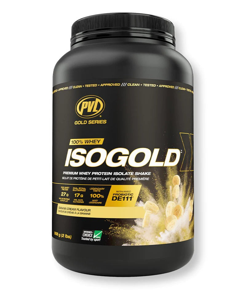 PVL Gold Series Iso Gold, 100% Whey Protein Isolate & Hydrolysate, Muscle Growth Support, Muscle Recovery, 2-5lbs - Ultimate Sup Singapore