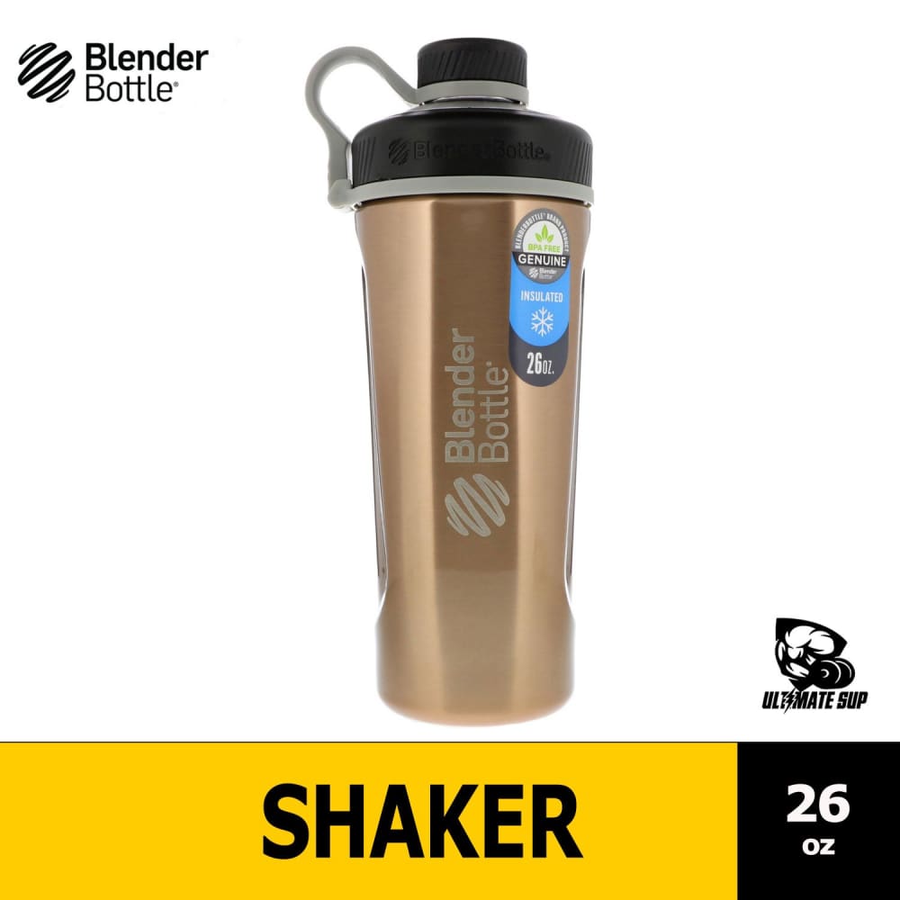 BlenderBottle 26oz Radian Insulated Stainless Steel Shaker Bottle Natural 