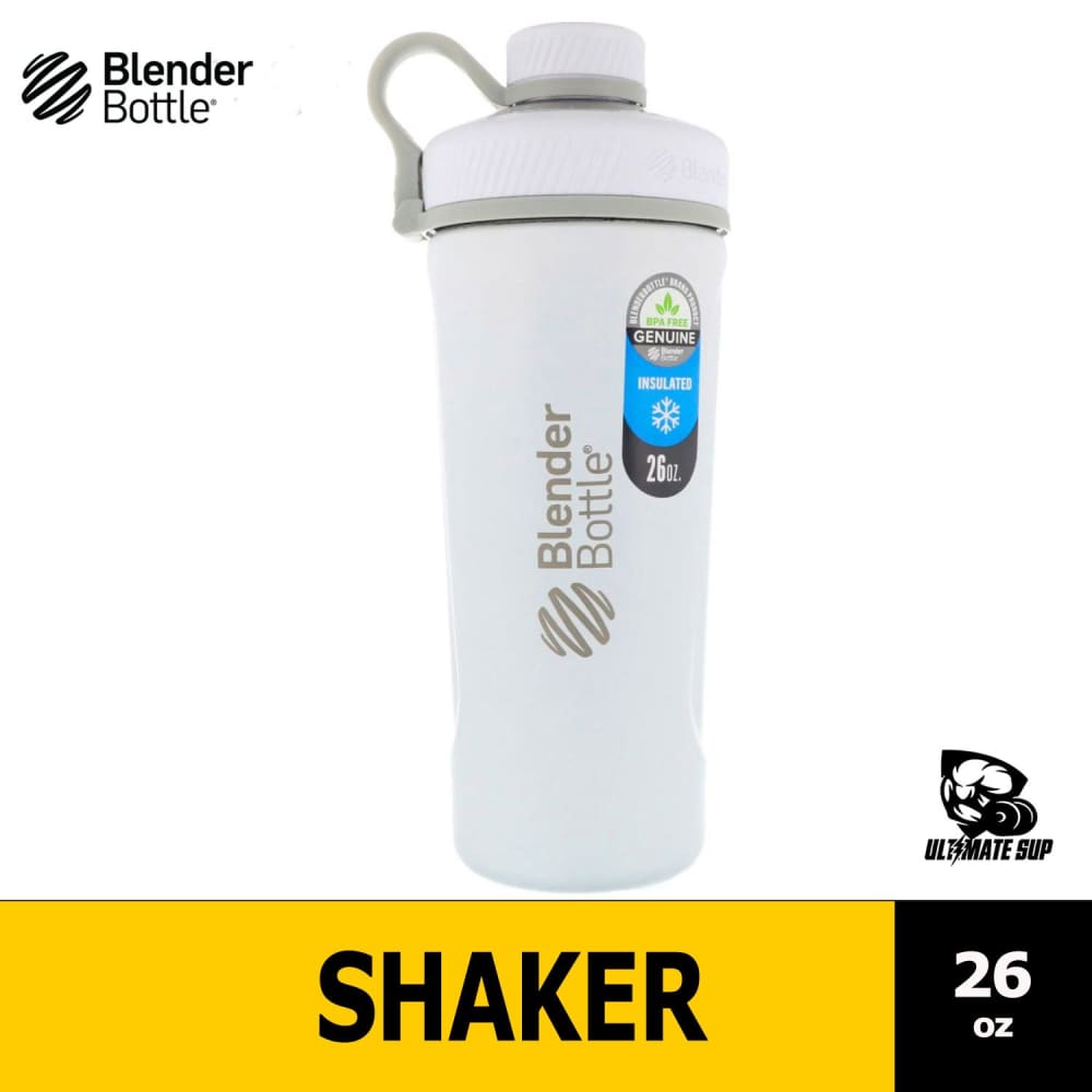 Blenderbottle 26oz Radian Insulated Stainless Steel Water Bottle White