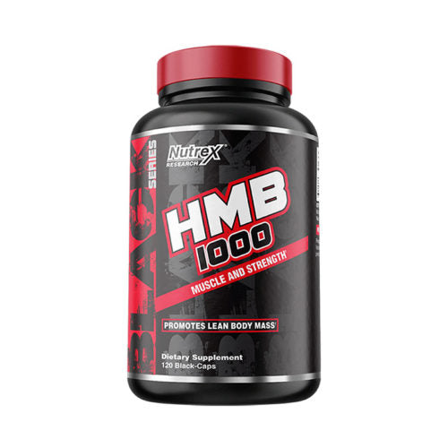 Nutrex HMB 1000, Muscle & Strength, 120 Black Capsules - Ultimate Sup Singapore