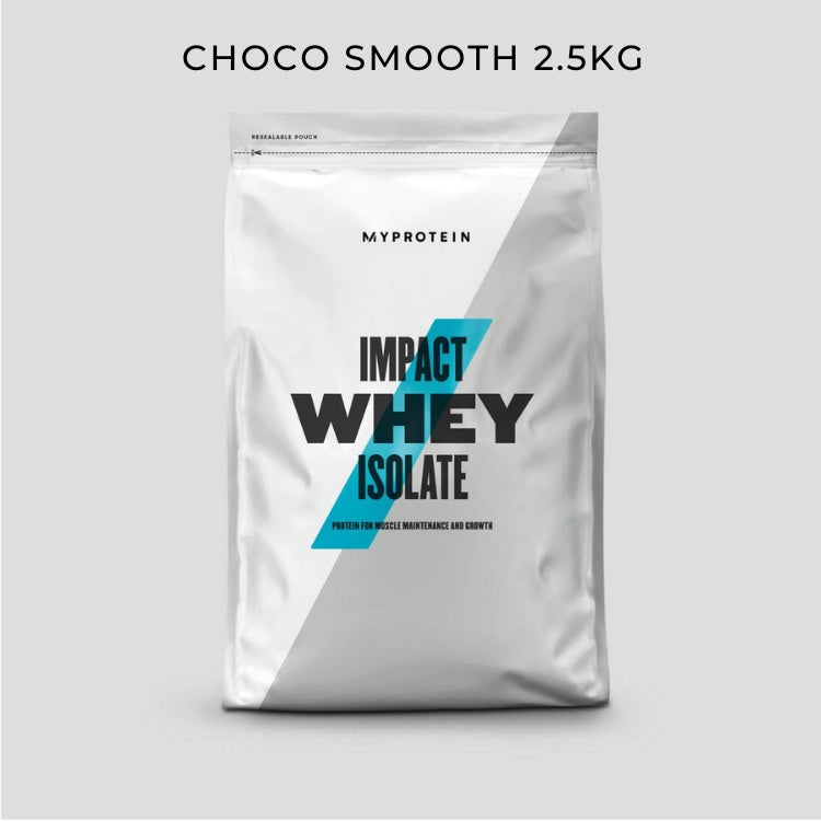 Myprotein, Impact Whey Isolate, 1kg - 2.5kg, choco smooth 2.5kg