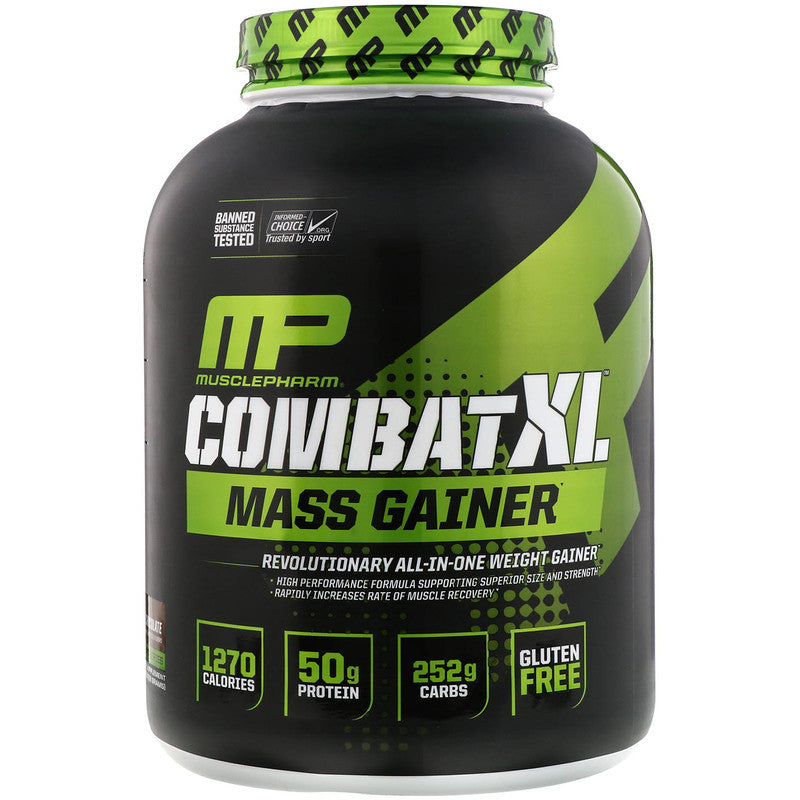 MusclePharm Combat XL Mass Gainer Powder, Weight Gainer Protein Powder - Ultimate Sup Singapore